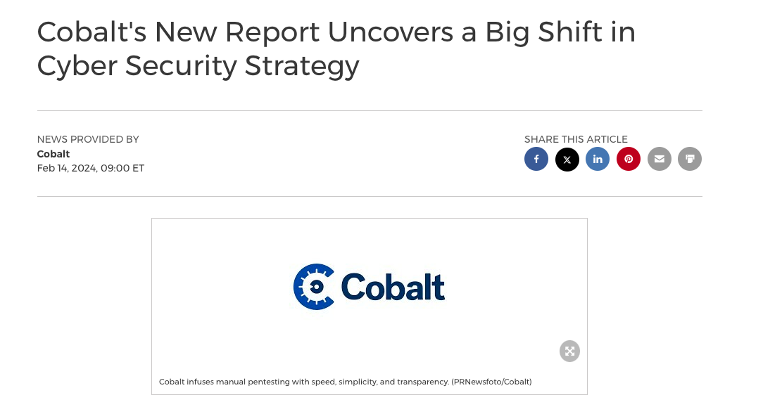 Cobalt's New Report Uncovers a Big Shift in Cyber Security Strategy